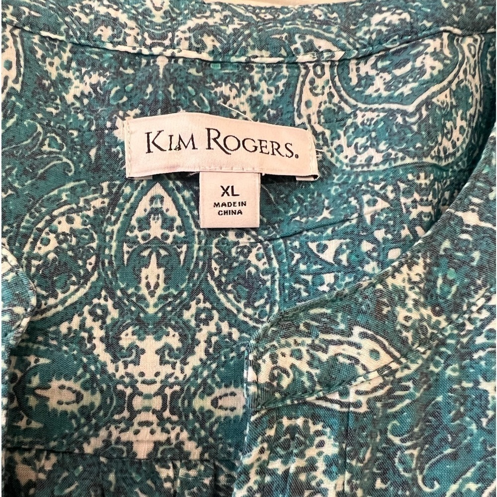 Kim Rogers blouse size XL - Picture 6 of 7